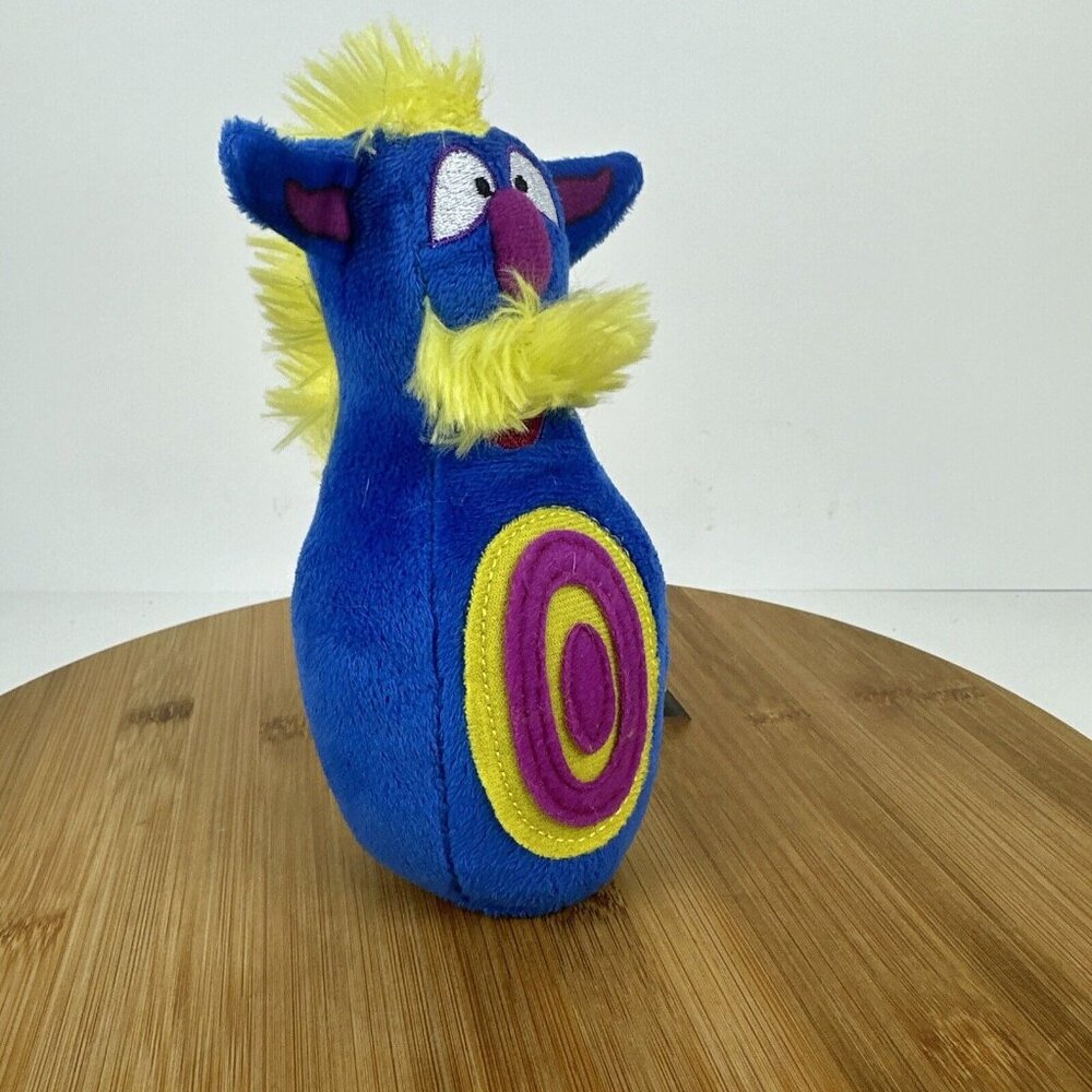 Melissa & Doug Mohawk Monster Bowling Pin 7" Toddler Plush Blue‎ Plush Stuffed - Picture 6 of 7